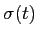 $\sigma(t)$