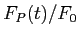 ${F_P(t)}/{F_0}$
