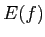 $E(f)$