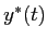 $y^\ast(t)$