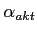 $\alpha _{akt}$