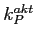 $k_P^{akt}$